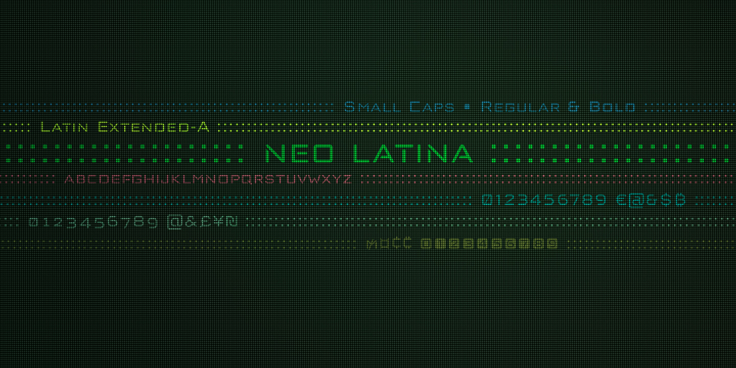 Beispiel einer Neo Latina-Schriftart #2